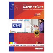 Kraf KF-2204 105x148.5 mm Lazer Etiket