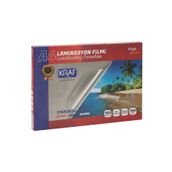 Kraf Parlak A4 100 Micron 100'lü Laminasyon Filmi
