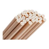 Kraft Kağıt Pipet 8 mm x 19,7 cm (50 Adet) - NATURAL