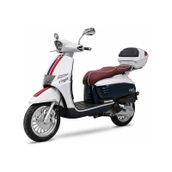 Kral Rigil Scooter Motosiklet Beyaz Mavi 50 CC