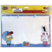 Kral Şakir KS-388 Yazı Tahtası ile Eğlence ve Öğrenme Keyfi - Ahşap - Bej - Siyah - Seçenek 1