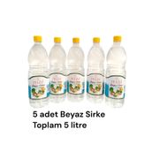 Kral Yöresel Ürünler 5 adet 1 litre toplam 5 litre Beyaz Sirke