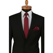Kravatkolik KK9295 Bordo Kum Mendilli Kravat