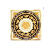 Kravatkolik SPS577-82 Krem Sarı Motif Desen Erkek Cep Mendili