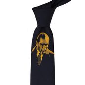 Kravatkolik TR68 Lacivert Atatürk Kravatı