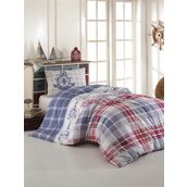 Kristal Sailor 160x220 cm Mavi Rainforce Tek Kişilik Genç Nevresim Takımı