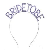 Kristal Taşlı Gümüş Renk Bride To Be Gelin Tacı