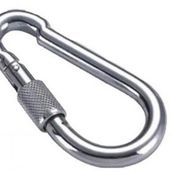 Krom Vidalı Karabina 6mm