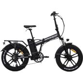 Kron Elektron Zuma 20 Jant Katlanabilir 36 V 350 W Siyah Elektrikli Bisiklet