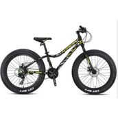 Kron FXC 500 Fat Bike Mekanik Disk 20 Jant 7 Vites Profesyonel Mat Siyah Kırmızı Mavi Dağ Bisikleti