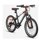 Kron KRN25-030 XC 75 20 Jant 7 Vites V Fren Shimano Sistem Alüminyum Mat Siyah Gri Mavi Çocuk Bisikleti