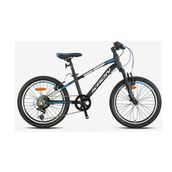 Kron KRN25-031 XC 75 20 Jant 7 Vites V Fren Alüminyum Full Shimano Mat Siyah Gri Mor Çocuk Bisikleti