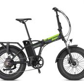 Kron Loop Discovery 20 Jant Fat Bike 7 Vites Siyah Sarı Elektrikli Katlanır Bisiklet