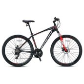 KRON TX 100-28 JANT Trekking - 18' - 21 Vites - V FREN (PABUÇLU)- MAT SİYAH-GRİ MAVİ ŞEHİR BİSİKLETİ