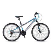 Kron Vortex 3.0 24 Jant 21 Vites V-Fren Çelik Füme Mavi Vitesli Çocuk Bisikleti