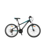 Kron Vortex 4.0 V Fren 26 Jant 21 Vites Mat Siyah Gri Mavi Dağ Bisikleti