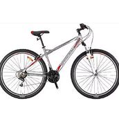 Kron Vortex 4.0 V Fren 29 Jant 21 Vites 18" Mat Füme Kırmızı Gri Dağ Bisikleti