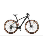 Kron Xc 100 24 Jant 8 Vites 13K HD Mat Siyah Neon Turuncu Füme Dağ Bisikleti