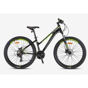 Kron XC 100 27.5 Jant 21 Vites V Fren Kelebek Vites Shimano Sistem Lady Siyah Gri Neon Sarı Dağ Bisikleti