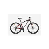 Kron XC 100 27.5 Jant Hidrolik Disk Alüminyum Kadro 21 Vites Siyah Gri Kırmızı Dağ Bisikleti