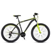Kron XC 100-27.5" MTB - 18' - 21 Vites Mat Siyah Gri/Neon Sarı Bisiklet