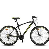 Kron XC 75 26 Jant MTB 14 inç 21 Vites M.Disc Mat Siyah Neon Sarı Bej Dağ Bisikleti