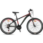 Kron XC 75 27.5 Jant V-Fren 21 Vites 17 Kadro Siyah Kırmızı Füme Dağ Bisikleti