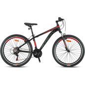 Kron XC 75 27.5 Jant V-Fren 21 Vites 19 Kadro Siyah Kırmızı Füme Dağ Bisikleti