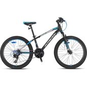 Kron Xc 75 V Fren 24 Jant Shimano Kelebek Vites Mat Siyah Turkuaz Bisiklet