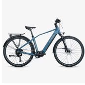 Kron Zeon 2024 28 Jant 18 Kadro 9 Vites Hdisc Mavi Bej Elektrikli Şehir ve Tur Bisikleti