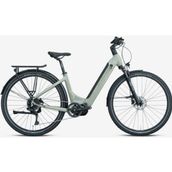 Kron Zeon Lady Parlak Bej Yeşil 43 Kadro 28J 9V HD Elektrikli Şehir Bisikleti