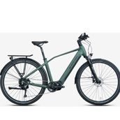 Kron Zeon Mat Yeşil-Siyah 28 9V HD 18 Elektrikli Şehir Bisikleti