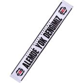 Krtlyvs Beşiktaş Saten Atkı 06 26Y Unisex Siyah Beyaz Renkli Taraftar Ürünü