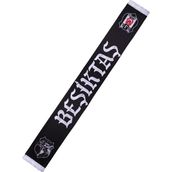 Krtlyvs Beşiktaş Saten Atkı 11 26Y Unisex Siyah Renkli Taraftar Aksesuarı