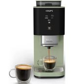 Krups Coffee Crush Sa401le0 Otomatik Espresso Makinesi, 1370W, 1,8L, 15 Bar, 3 Öğütme Ayarı, Yeşil/Siyah