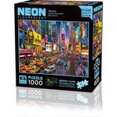 KS Games 1000 Parça Metropol Neon Puzzle