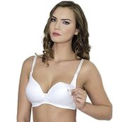 Kshop Freshness 10877 Beyaz Süngerli Kadın Emzirme Sütyeni