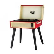 Ktools Long Play Retro Kırmızı Pikap
