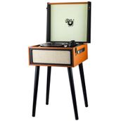 Ktools Retro K216 Kahverengi Bluetoothlu Ayaklı Pikap