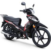 KUBA Ege 50 cc Siyah Motosiklet 50 cc Motor Hacmi ve Kampana Fren Sistemi