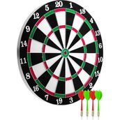 Küçük Hazine Şık Tasarımlı Dart Tahtası 12 Inç Dayanıklı Ahşap Gövde - Çok Renkli