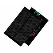 Küçük Mini Güneş Paneli 7Cmx10Cm 6 Volt 0,15 Amper + Ve - Uç Kabl
