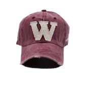 Külah Beyzbol Cap Vintage Erkek Şapka Eskitme Kep - Bordo