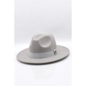 Külah Gri Fötr Şapka, Ayarlanabilir İpli Panama Hat, Erkek