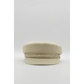 Külah Kadın Kaptan Şapka Yazlık Baker Boy Cap - Bej - 55