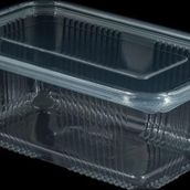 Kullan At Plastik Kilitli Şeffaf Düz Kapaklı Gıda Saklama Kabı Sızdırmaz Kap - 1000 Cc - 25 Adet