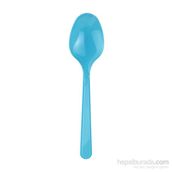 KullanAtMarket Plastik Turkuaz Kaşık