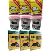 KULSAN Fare Sıçan Jarden Ilaçları-Ratimor 300GR Pelet Yem 3x/mum Blok 100GR 3x/ratimor Pasta 100GR 3x