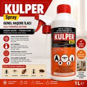 KULSAN 🪳 Kulper Sprey – Genel Haşere Ilacı(Sivrisinek-Karasinek-Karınca-Kene-Tahtakurusu-Hamamböceği)