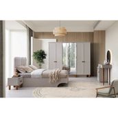 Kumru Mdf Bazalı Yatak Odası Takımı - Bej - 230 58 215
